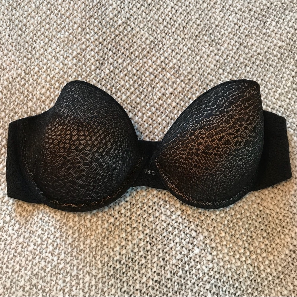 Strapless bra, size 36C. No straps included.